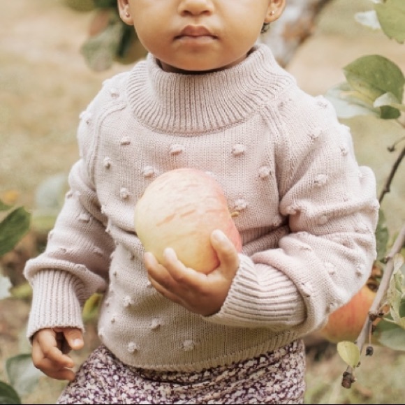 Jamie Kay Other - Jamie Kay Dotty Knit Rosebud Size 1 YR